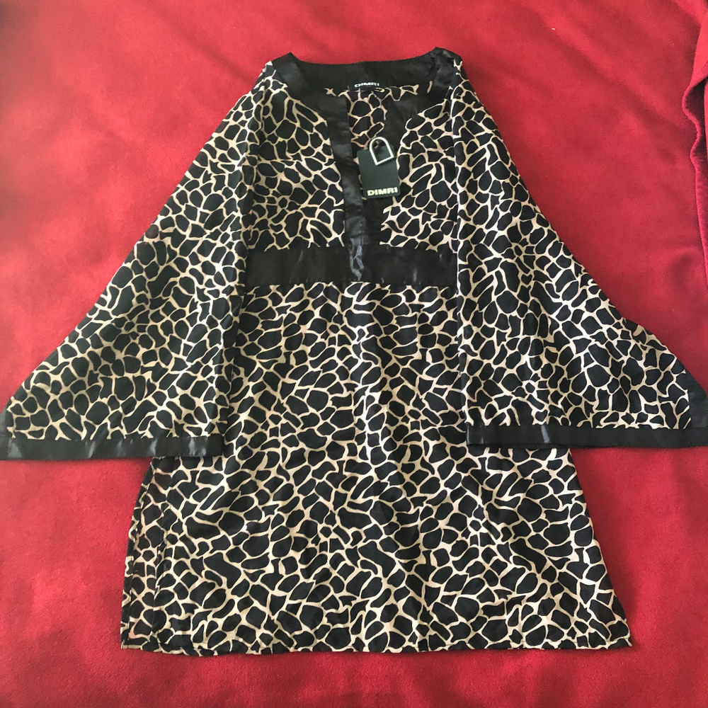 NWT giraffe print swim cover up